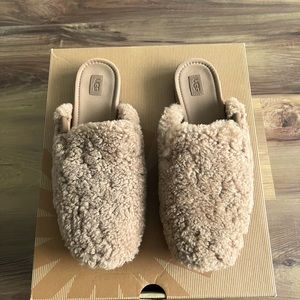 Ugg Janaya Cozy Genuine Sheepskin Topped Mules